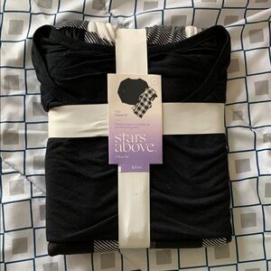 Stars Above Black Pajama Set